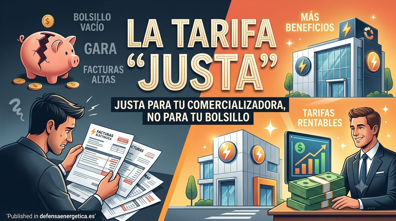 La tarifa "justa": justa para tu comercializadora, no para tu bolsillo