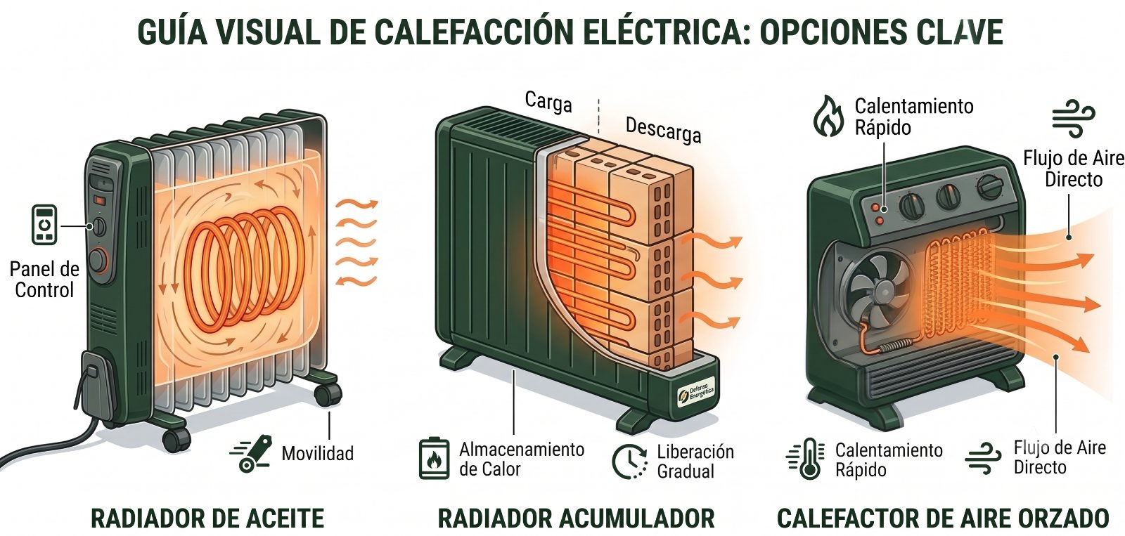 Radiadores, calefactores y acumuladores de bajo consumo: La gran mentira comercial